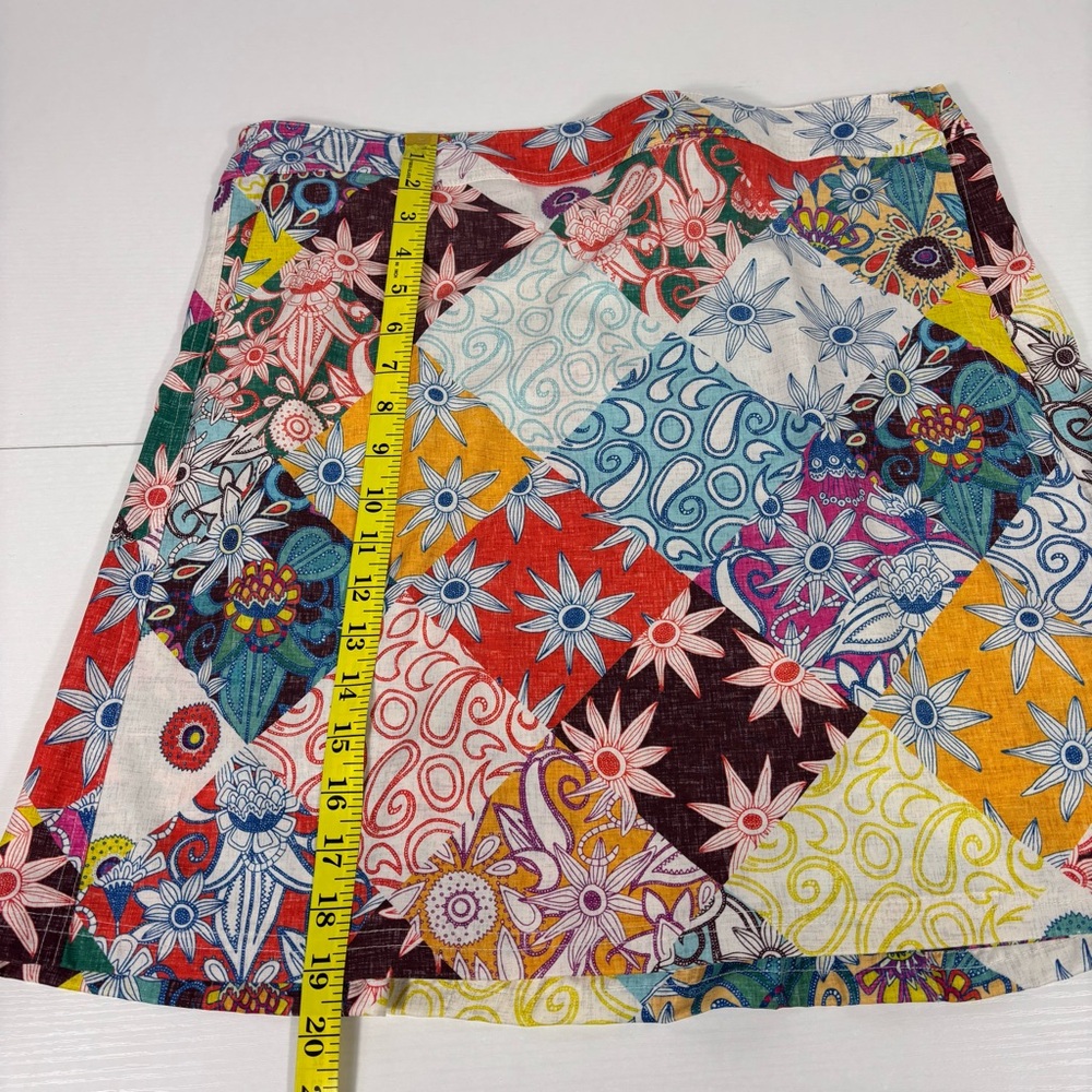 Ripskirt Boho Patchwork Floral Pattern Skirt Size… - image 5